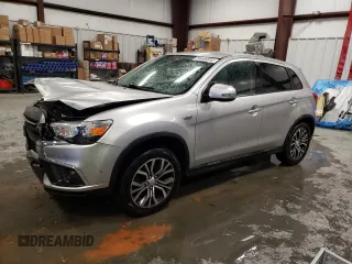 2018 Mitsubishi Outlander ES z VIN JA4AP3AU2JU023531, wystawiony jako Copart lot #50466593 z przebiegiem 91 213 mil mil oraz Szkoda całkowita • Salvage title. Historia ofert i sprzedaży dostępna na DreamBid. Obrazek 1.