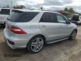 2013 Mercedes-Benz M ML 63 AMG with VIN 4JGDA7EB0DA153930, listed as a Copart auction lot 72535344 with 129,030 mi miles and Salvage Title. Bid and sale history available at carsss.com. Image 3.