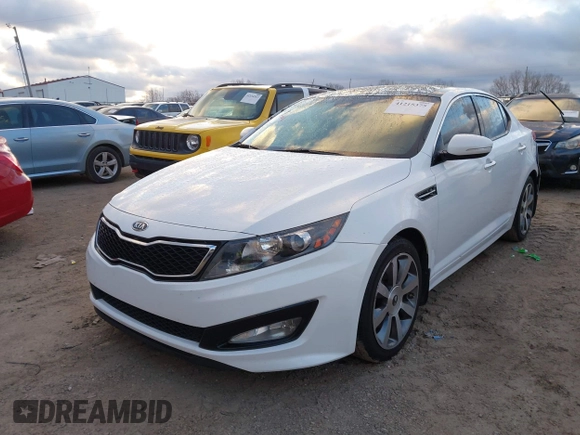 2012 Kia Optima SX with VIN 5XXGR4A68CG014326, listed as a IAAI auction lot 41215375 with 145,172 mi miles and . Bid and sale history available at carsss.com. Image 2.