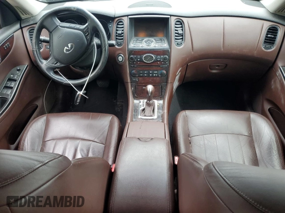 2010 Infiniti EX Journey z VIN JN1AJ0HR4AM754326, wystawiony jako Copart lot #58850875 z przebiegiem Nie podano mil oraz Szkoda całkowita • Salvage title. Historia ofert i sprzedaży dostępna na DreamBid. Obrazek 8.