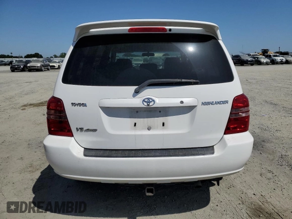 2003 Toyota Highlander z VIN JTEHF21A230147005, wystawiony jako Copart lot #54045875 z przebiegiem 153 505 mil mil oraz Szkoda całkowita • Salvage title. Historia ofert i sprzedaży dostępna na DreamBid. Obrazek 6.