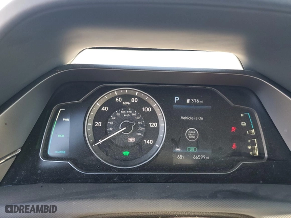 2020 Hyundai Ioniq Plug-In Hybrid SE with VIN KMHC65LD9LU222021, listed as a Copart auction lot 77698214 with NaN miles and Salvage Title. Bid and sale history available at carsss.com. Image 9.