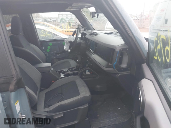 2022 Ford Bronco with VIN 1FMDE5BH1NLB25626, listed as a IAAI auction lot 41936732 with 50,963 mi miles and . Bid and sale history available at DreamBid. Image 5.