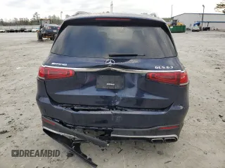 2021 Mercedes-Benz GLS with VIN 4JGFF8KE0MA291269, listed as a Copart auction lot 43530265 with 55,124 mi miles and Salvage Title. Bid and sale history available at carsss.com. Image 6.