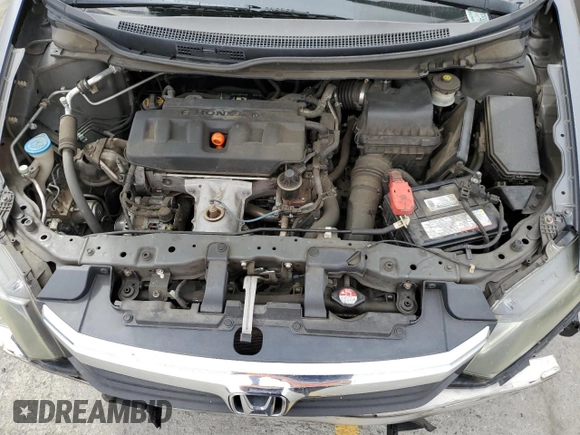 2012 Honda Civic EX with VIN 2HGFB2F86CH330174, listed as a Copart auction lot 56070795 with 137,040 mi miles and Salvage Title. Bid and sale history available at DreamBid. Image 11.