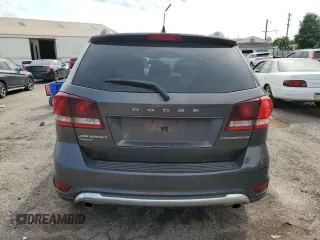 2015 Dodge Journey Crossroad with VIN 3C4PDDGG7FT676017, listed as a Copart auction lot 61740615 with 111,267 mi miles and Salvage title. Bid and sale history available at DreamBid. Image 6.