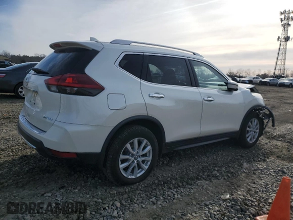 2018 Nissan Rogue SV with VIN JN8AT2MV4JW348173, listed as a Copart auction lot 45684535 with 72,946 mi miles and Salvage Title. Bid and sale history available at carsss.com. Image 3.