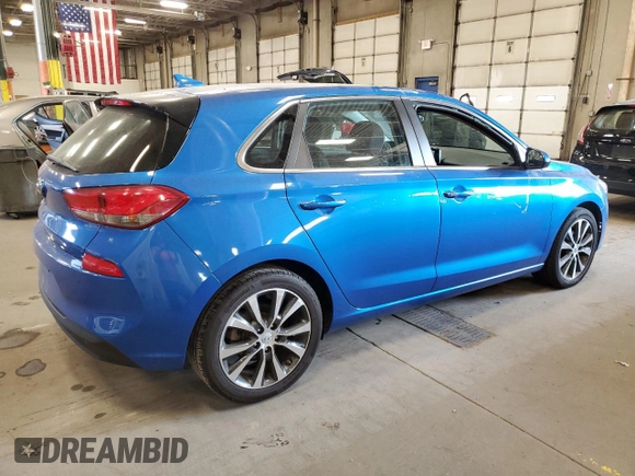 2018 Hyundai Elantra GT with VIN KMHH35LE4JU027531, listed as a Copart auction lot 73922714 with 98,861 mi miles and Salvage Title. Bid and sale history available at carsss.com. Image 3.