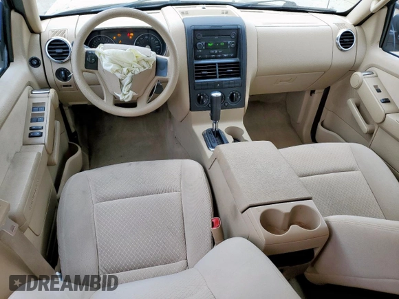 2006 Ford Explorer XLS with VIN 1FMEU62E06UA49198, listed as a Copart auction lot 59551545 with 68,883 mi miles and Salvage title. Bid and sale history available at DreamBid. Image 8.