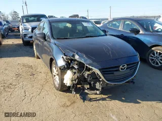 2016 Mazda Mazda3 i Touring with VIN 3MZBM1W75GM262513, listed as a IAAI auction lot 41784108 with 172,134 mi miles. Bid and sale history available at carsss.com. Image 1.