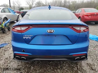 2018 Kia Stinger Premium with VIN KNAE25LA1J6013451, listed as a Copart auction lot 51860335 with 126,376 mi miles and Salvage Title. Bid and sale history available at carsss.com. Image 6.