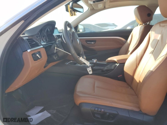 2014 BMW 4 Series 435i xDrive with VIN WBA3R5C5XEK187991, listed as a Copart auction lot 77209064 with 0 mi miles and Salvage Title. Bid and sale history available at carsss.com. Image 7.