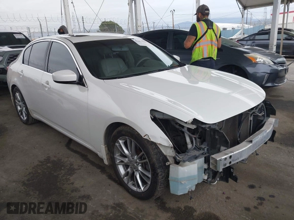 2013 Infiniti G37 Journey with VIN JN1CV6AP1DM712399, listed as a IAAI auction lot 42052509 with 180,182 mi miles and . Bid and sale history available at DreamBid. Image 1.