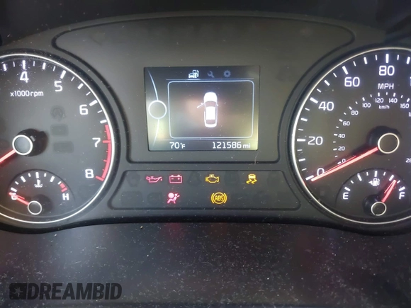 2016 Kia Optima LX with VIN 5XXGT4L31GG022844, listed as a IAAI auction lot 41240100 with 121,586 mi miles and . Bid and sale history available at DreamBid. Image 15.