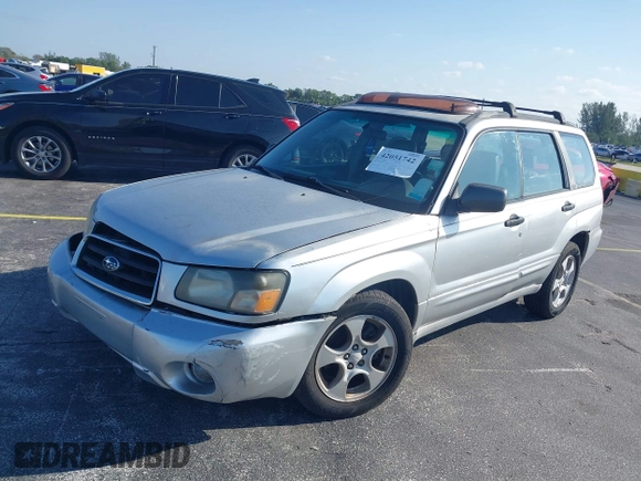2003 Subaru Forester XS with VIN JF1SG65683H743327, listed as a IAAI auction lot 42051742 with 1 mi miles. Bid and sale history available at carsss.com. Image 2.