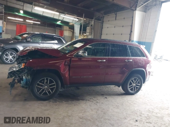 2018 Jeep Grand Cherokee Limited with VIN 1C4RJFBGXJC450224, listed as a IAAI auction lot 42226468 with 65,008 mi miles and . Bid and sale history available at DreamBid. Image 14.