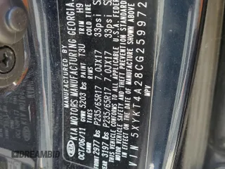 2012 Kia Sorento LX with VIN 5XYKT4A28CG259972, listed as a Copart auction lot 50072505 with 216,162 mi miles and Clean Title. Bid and sale history available at carsss.com. Image 13.