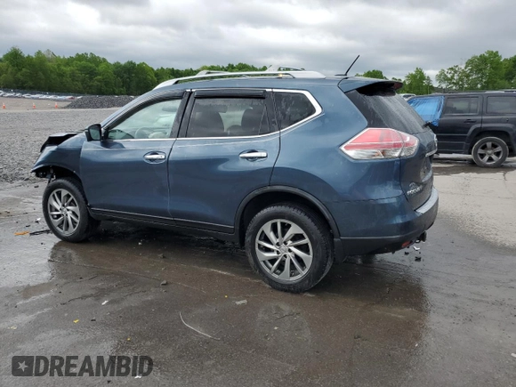 2014 Nissan Rogue S z VIN 5N1AT2MV0EC796344, wystawiony jako Copart lot #57096675 z przebiegiem 122 256 mil mil oraz Szkoda całkowita • Salvage title. Historia ofert i sprzedaży dostępna na DreamBid. Obrazek 2.