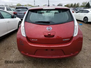 2015 Nissan LEAF SV with VIN 1N4AZ0CP7FC328466, listed as a Copart auction lot 49580363 with 103,633 mi miles. Bid and sale history available at carsss.com. Image 6.