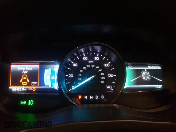 2018 Ford Explorer Limited with VIN 1FM5K8F85JGA12726, listed as a Copart auction lot 59895925 with 199,422 mi miles and Salvage title. Bid and sale history available at DreamBid. Image 9.
