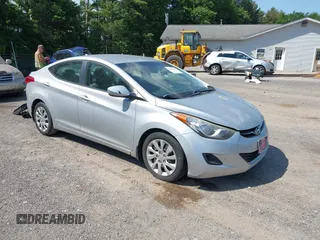 2013 Hyundai Elantra GLS with VIN 5NPDH4AE7DH199570, listed as a IAAI auction lot 42567543 with 124,388 mi miles and . Bid and sale history available at DreamBid. Image 1.