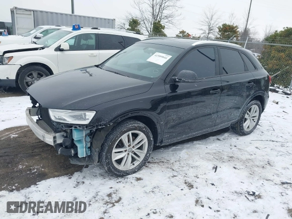 2017 Audi Q3 Premium with VIN WA1BCCFSXHR012345, listed as a IAAI auction lot 41589844 with 125,044 mi miles and . Bid and sale history available at DreamBid. Image 2.