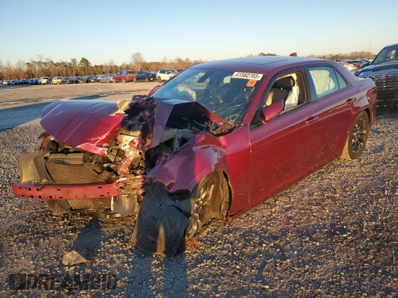 2018 Chrysler 300 with VIN 2C3CCAGG9JH120460, listed as a Copart auction lot 41562765 with 232,297 mi miles and Salvage Title. Bid and sale history available at carsss.com. Image 1.