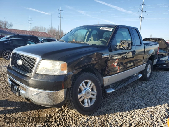 2006 Ford F-150 XLT with VIN 1FTPX14V16FB06890, listed as a Copart auction lot 46898095 with 268,804 mi miles and Salvage Title. Bid and sale history available at carsss.com. Image 1.