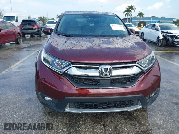2019 Honda CR-V EX with VIN 2HKRW1H57KH500951, listed as a IAAI auction lot 41936738 with 45,901 mi miles. Bid and sale history available at carsss.com. Image 6.