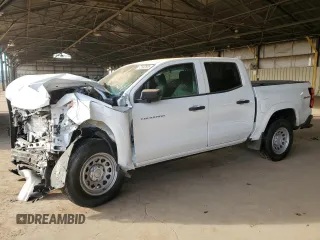 2024 Chevrolet Colorado 4WD Work Truck z VIN 1GCPTBEK1R1317174, wystawiony jako Copart lot #43582685 z przebiegiem Nie podano mil oraz Szkoda całkowita • Salvage title. Historia ofert i sprzedaży dostępna na DreamBid. Obrazek 1.