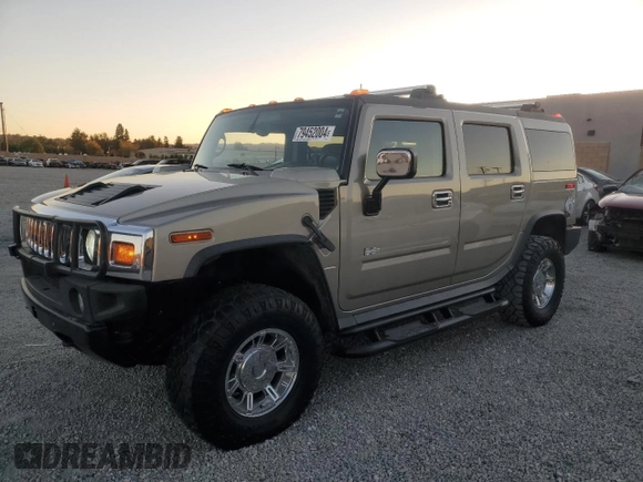 2003 Hummer H2 with VIN 5GRGN23U33H124696, listed as a Copart auction lot 79452004 with 154,144 mi miles and Salvage Title. Bid and sale history available at carsss.com. Image 1.