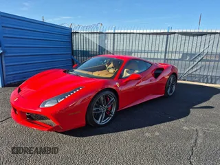 2016 Ferrari 488 z VIN ZFF79ALA5G0214993, wystawiony jako Copart lot #58869925 z przebiegiem 25 520 mil mil oraz Tytuł czysty. Historia ofert i sprzedaży dostępna na DreamBid. Obrazek 2.