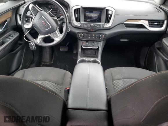 2018 GMC Terrain SLE with VIN 3GKALMEV7JL386710, listed as a Copart auction lot 50575765 with 79,272 mi miles and Salvage Title. Bid and sale history available at carsss.com. Image 8.