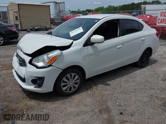 2017 Mitsubishi Mirage ES with VIN ML32F3FJ6HHF08999, listed as a IAAI auction lot 42234559 with 95,842 mi miles and . Bid and sale history available at DreamBid. Image 2.