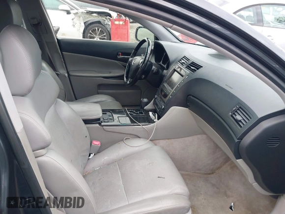 2006 Lexus GS with VIN JTHBH96S965005822, listed as a IAAI auction lot 41727062 with 250,261 mi miles. Bid and sale history available at carsss.com. Image 5.