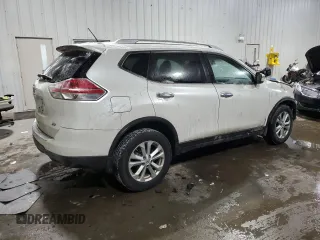 2016 Nissan Rogue SV with VIN KNMAT2MT7GP600639, listed as a Copart auction lot 41833705 with 63,773 mi miles and Salvage Title. Bid and sale history available at carsss.com. Image 3.