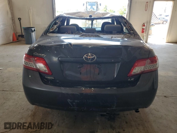 2011 Toyota Camry LE with VIN 4T1BF3EK5BU753369, listed as a Copart auction lot 59134255 with 34,811 mi miles and Salvage title. Bid and sale history available at DreamBid. Image 6.