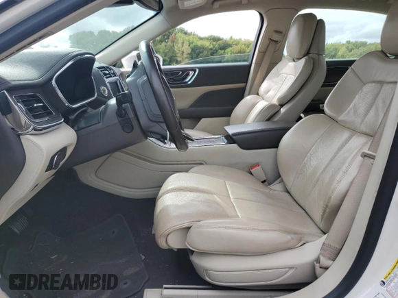 2019 Lincoln Continental Select with VIN 1LN6L9TK3K5611371, listed as a Copart auction lot 73999844 with 33,436 mi miles and Salvage Title. Bid and sale history available at carsss.com. Image 7.