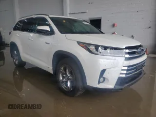 2018 Toyota Highlander Hybrid Limited with VIN 5TDDGRFH8JS038203, listed as a Copart auction lot 57335035 with 66,269 mi miles and Salvage title. Bid and sale history available at DreamBid. Image 4.