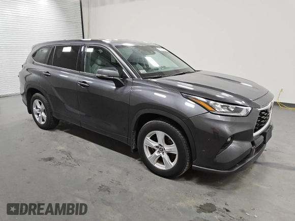 2021 Toyota Highlander L with VIN 5TDBZRBH3MS078040, listed as a Copart auction lot 53800765 with 39,141 mi miles and Clean title. Bid and sale history available at DreamBid. Image 4.