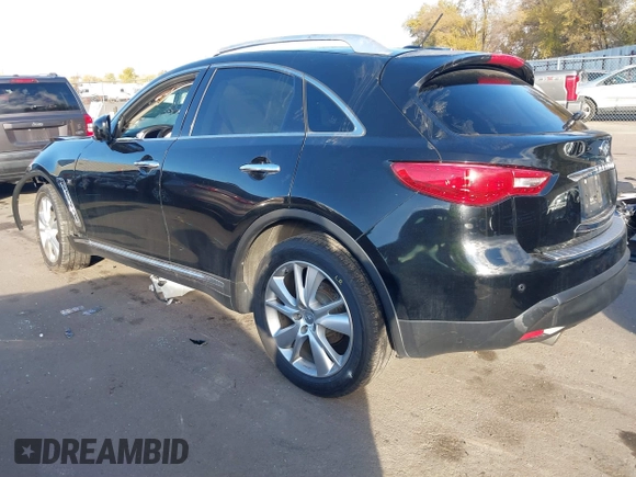 2014 Infiniti QX70 с VIN JN8CS1MWXEM410367, выставлен на аукционе IAAI как лот 40896209 с пробегом Не указан миль и . История ставок и продаж доступна на DreamBid. Изображение 3.
