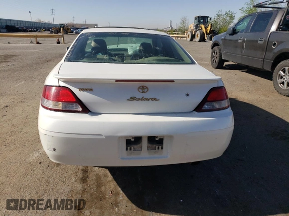 1999 Toyota Solara SE z VIN 2T1CF28P5XC240363, wystawiony jako Copart lot #52326695 z przebiegiem Nie podano mil oraz Szkoda całkowita • Salvage title. Historia ofert i sprzedaży dostępna na DreamBid. Obrazek 6.
