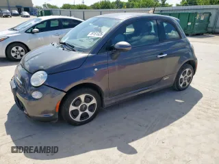 2016 FIAT 500e with VIN 3C3CFFGE3GT221786, listed as a Copart auction lot 59161025 with Not provided miles and Salvage title. Bid and sale history available at DreamBid. Image 1.