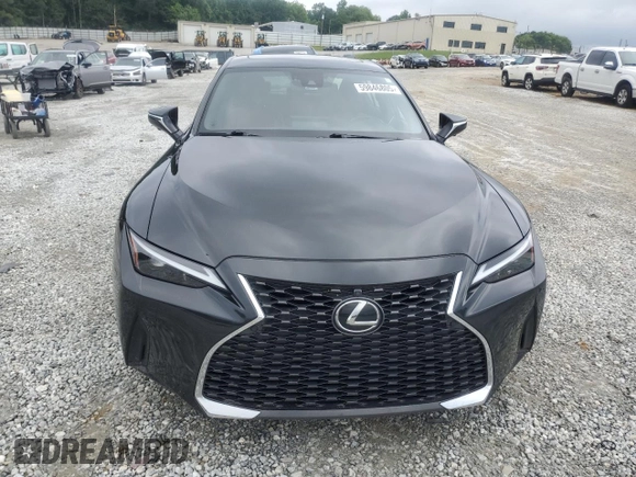 2021 Lexus IS 300 with VIN JTHC81F27M5046193, listed as a Copart auction lot 59846805 with 92,034 mi miles and Salvage title. Bid and sale history available at DreamBid. Image 5.