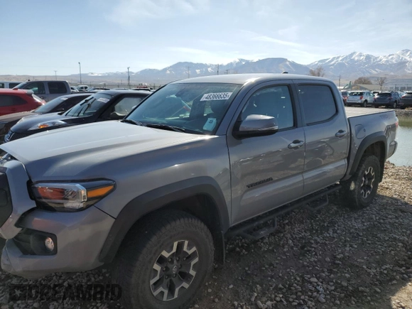 2021 Toyota Tacoma SR with VIN 3TMCZ5AN6MM371211, listed as a Copart auction lot 48366635 with 58,230 mi miles and Salvage title. Bid and sale history available at DreamBid. Image 1.
