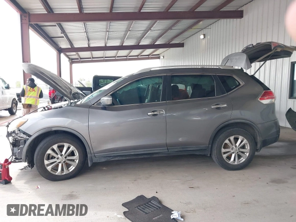 2016 Nissan Rogue S with VIN KNMAT2MT7GP660114, listed as a IAAI auction lot 40888481 with 154,786 mi miles and . Bid and sale history available at DreamBid. Image 14.