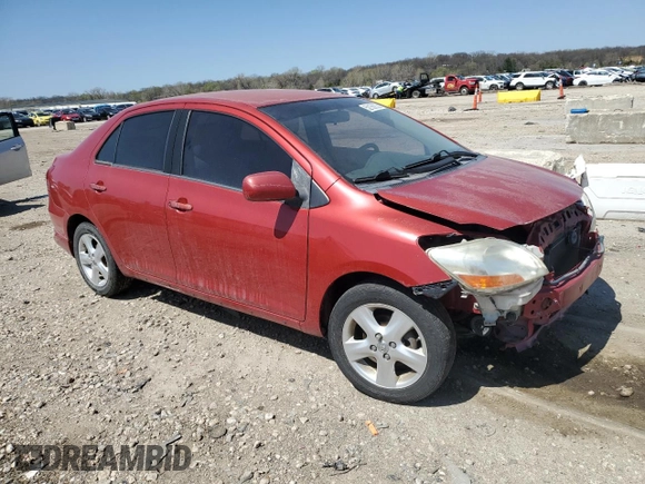 2008 Toyota Yaris with VIN JTDBT923081195311, listed as a Copart auction lot 52156235 with 249,982 mi miles and Salvage Title. Bid and sale history available at carsss.com. Image 4.