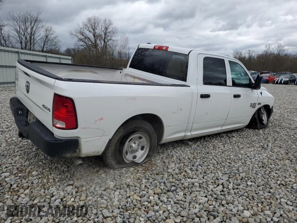 2021 Ram 1500 Tradesman with VIN 1C6RR7ST6MS567215, listed as a Copart auction lot 53361895 with 110,125 mi miles and Salvage title. Bid and sale history available at DreamBid. Image 3.