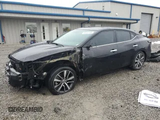 2019 Nissan Maxima SR with VIN 1N4AA6AV7KC365944, listed as a Copart auction lot 45151355 with 137,775 mi miles and Salvage Title. Bid and sale history available at DreamBid. Image 1.