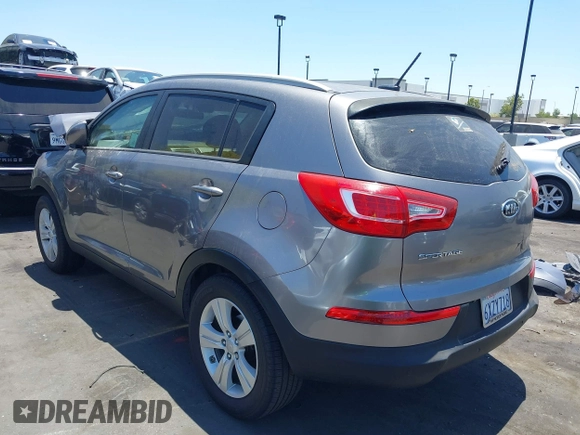 2012 Kia Sportage LX with VIN KNDPB3A2XC7273890, listed as a IAAI auction lot 39784243 with 146,067 mi miles. Bid and sale history available at carsss.com. Image 3.